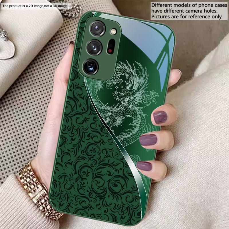 Drachen Totem Rose Lila Für Samsung A01 A02 03 Core 04 05 06 10 12 13 14 5G 15 16 M02 12 Note 8 9 10 20 Glas Ultra Handyhülle