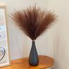 20Pcs 50cm/22in Tall Faux Plant Reed Fluffy Texture Pampas Grass Bouquet  Vase Filler