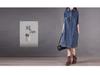 2025 Spring/Summer Korean Style Plus Size Ruffle Sleeve Elegant Commute Dress with Pockets
