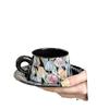 Coffee Cup Saucer High Value Design Retro Afternoon Tea Cup Set Opening Event Souvenir Women