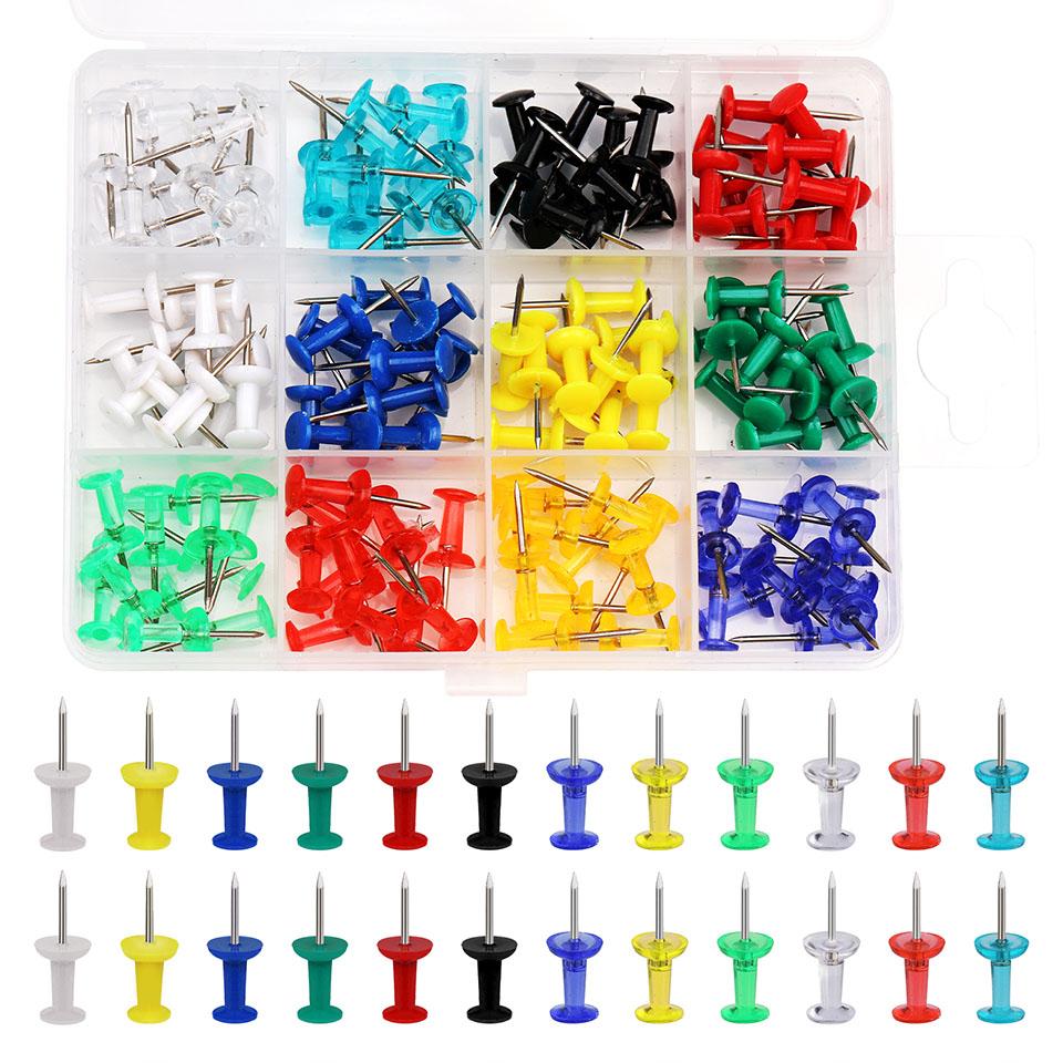 

Кнопки 120 штук Кнопки Кнопки Кнопки для пробковой доски Декоративные кнопки для дома, офиса, поделок 10 цветов