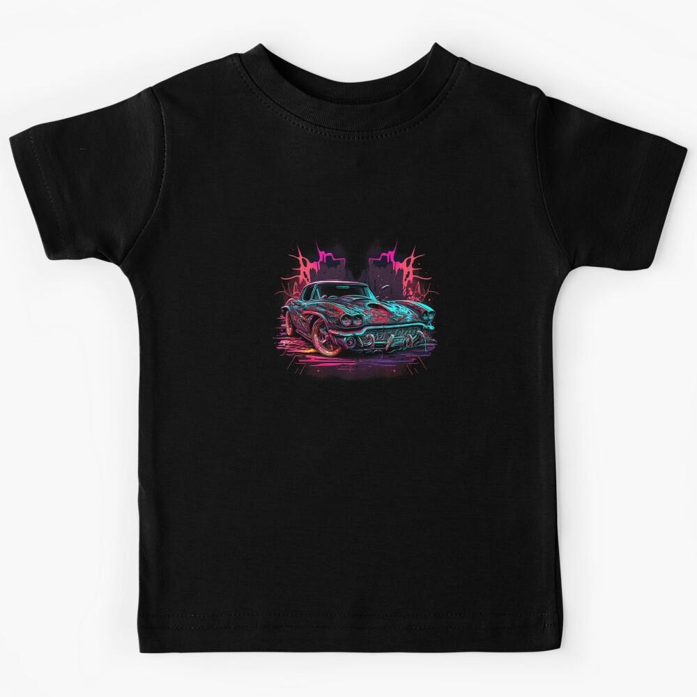 Classic Car Stylized Graffiti Art - 31 Kids T-Shirt 160