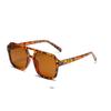 2024 Ochelari de soare pătrați supradimensionați, vintage, pentru femei, ochelari de soare cu oglindă de marcă retro, pentru femei, negru, portocaliu, modă, culori bomboane