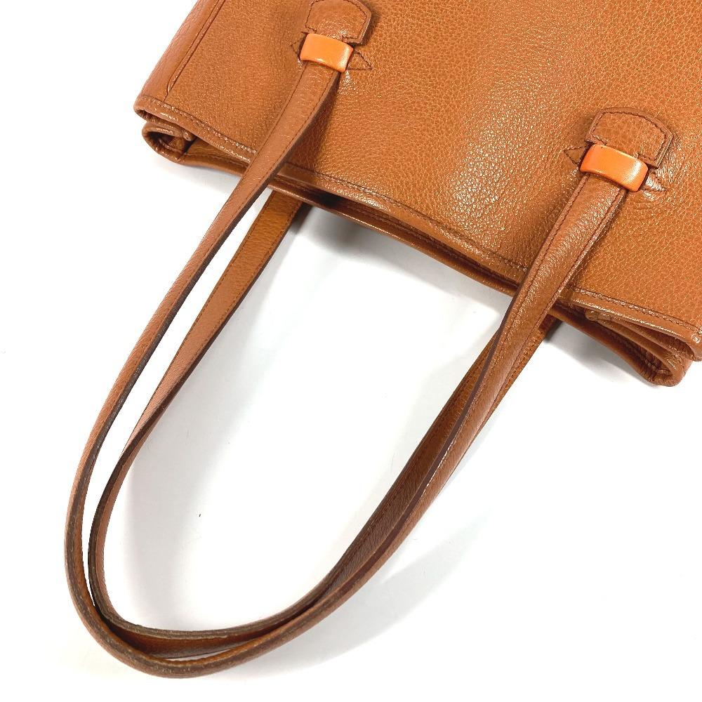 HERMES gallop Shoulder Bag Tote Bag Leather Brown