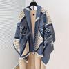 Elegant Ladies' Pashmina Jacquard Scarf Winter Thick Warmth Two-Sided The Horse Shawl Coldproof Windproof Blanket Scarf
