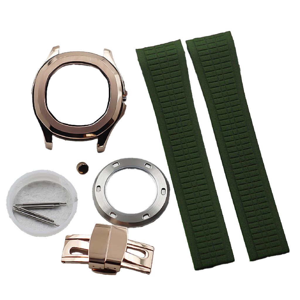 New 44mm NH35NH36 Movement Stainless Steel Waterproof Case Sapphire Watch Case For Nautilus AQUANAUT 32MM Dial Parts Accessories