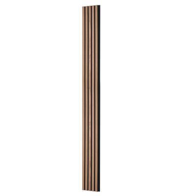 Wood Slat Acoustic Panels 7.9 X 94.5 Inch for Modern Wall Decor Walnut