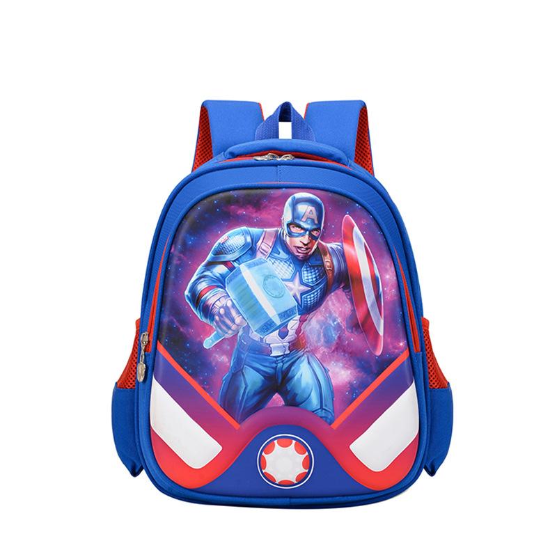 Large Capacity Children'S Bag Cute Fun Cartoon Hard Shell Boys And Girls Backpack Foreign Style Printing Children'S Backpack