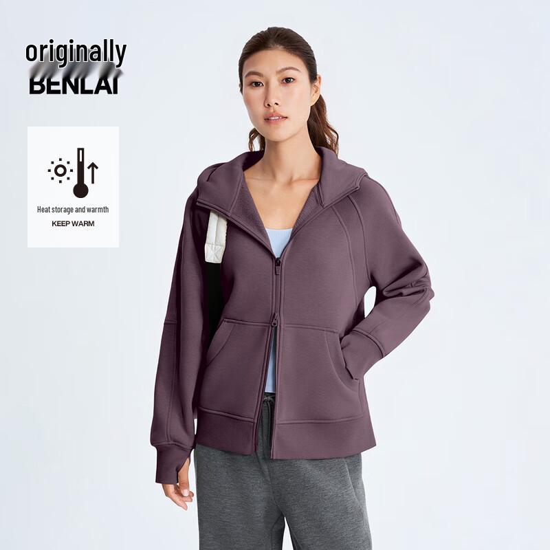 Benlai Women s Thickened Hooded Warm Jacket M