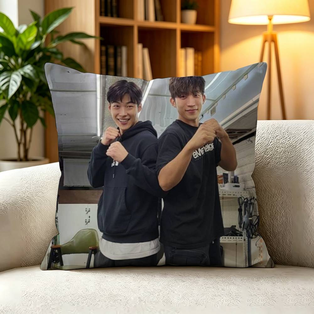 KKorean Action Drama Bloodhounds Pillow Case Square DoubleSided Sofa Cushion Cover Bedroom Bedside Pillow
