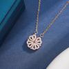 High-End Unisex Four-Leaf Clover Necklace - Trendy & Versatile 2026 Style for Women