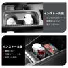 Auovo Center Console Storage Box Cup Holder Handbrake Tray for Suzuki Swift Sport Storage Tray Accessories + + (ZC33S Model, 2017-Present Model) -
