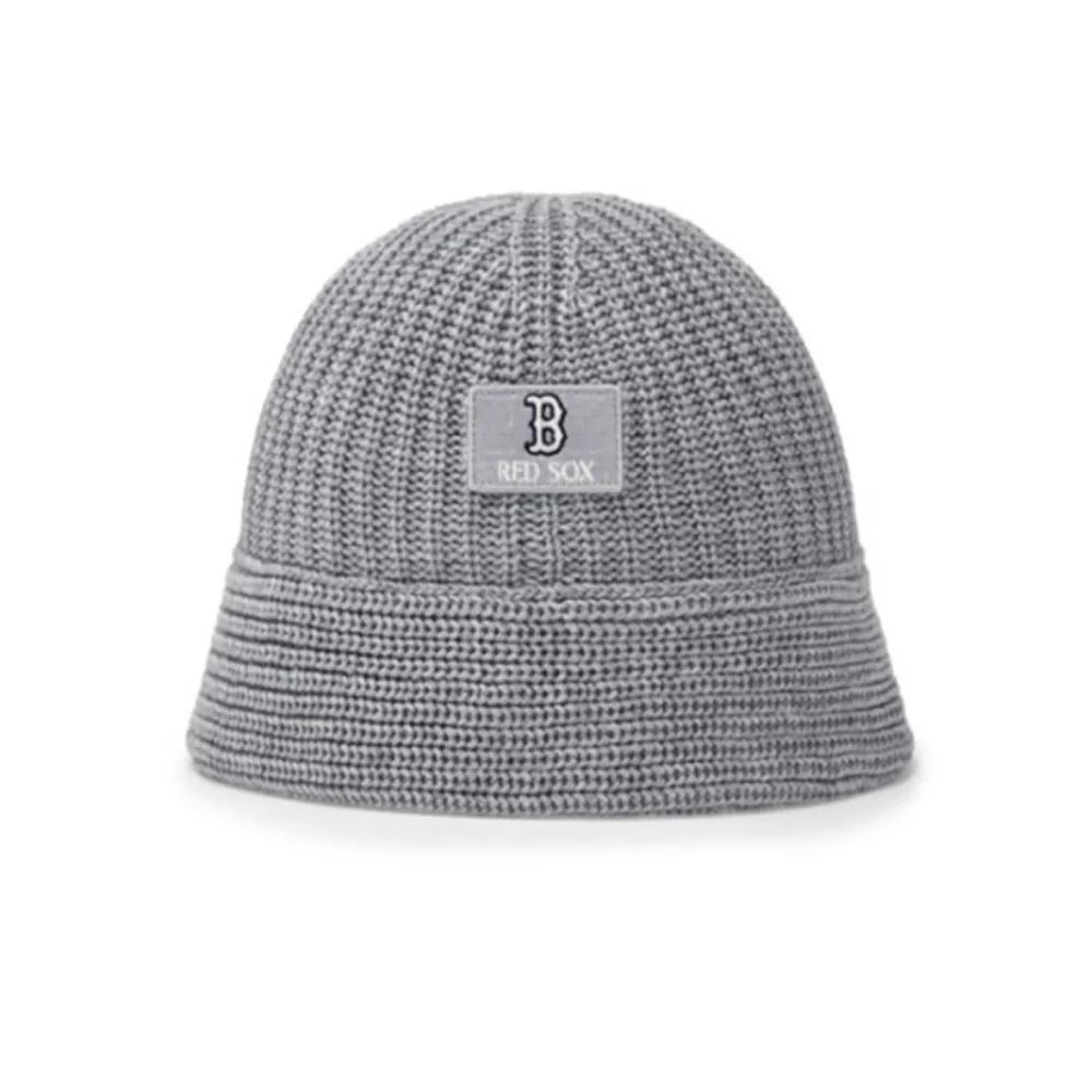 MLB Basic Knit Bucket Hat Dome Fit Boston Red Sox A7 3AHTB0746 43MGS 50BKS 50CRD 1.3AHTB0746 43MGS