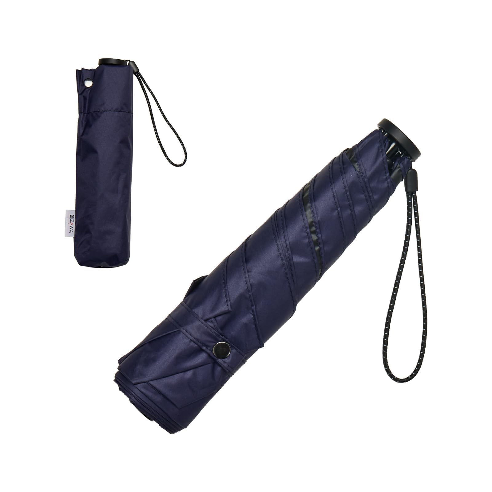 

KIZAWA Carbon Fiber UV Light Folding Full Light Heat Level 5 Water Suitable for Men and Perfect for Rain or Day 5 Ribs Ultra-Lightweight Parasol,