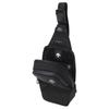 New DESCENTE Nylon Sling Bag Unisex Black SQ323UBG73