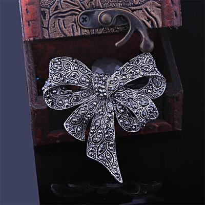 Frauen-Bogen-Broschen, Brautschmuck, Blumennadeln, Party-Geschenke, Hijab-Zubehör