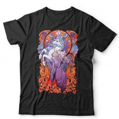 Das letzte Einhorn T-Shirt Lady Amalthea Unisex und Kinder Animation Buch 80er Vintage