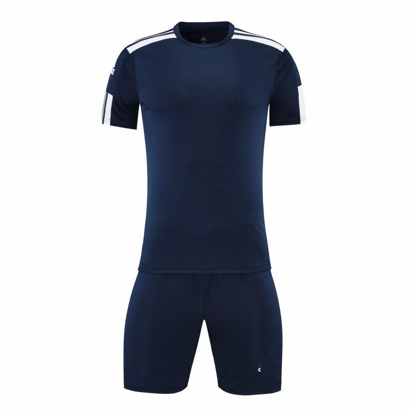 Adult Soccer Jersey Set Short Sleeve Team Uniform Custom Print Number Name Sportswear