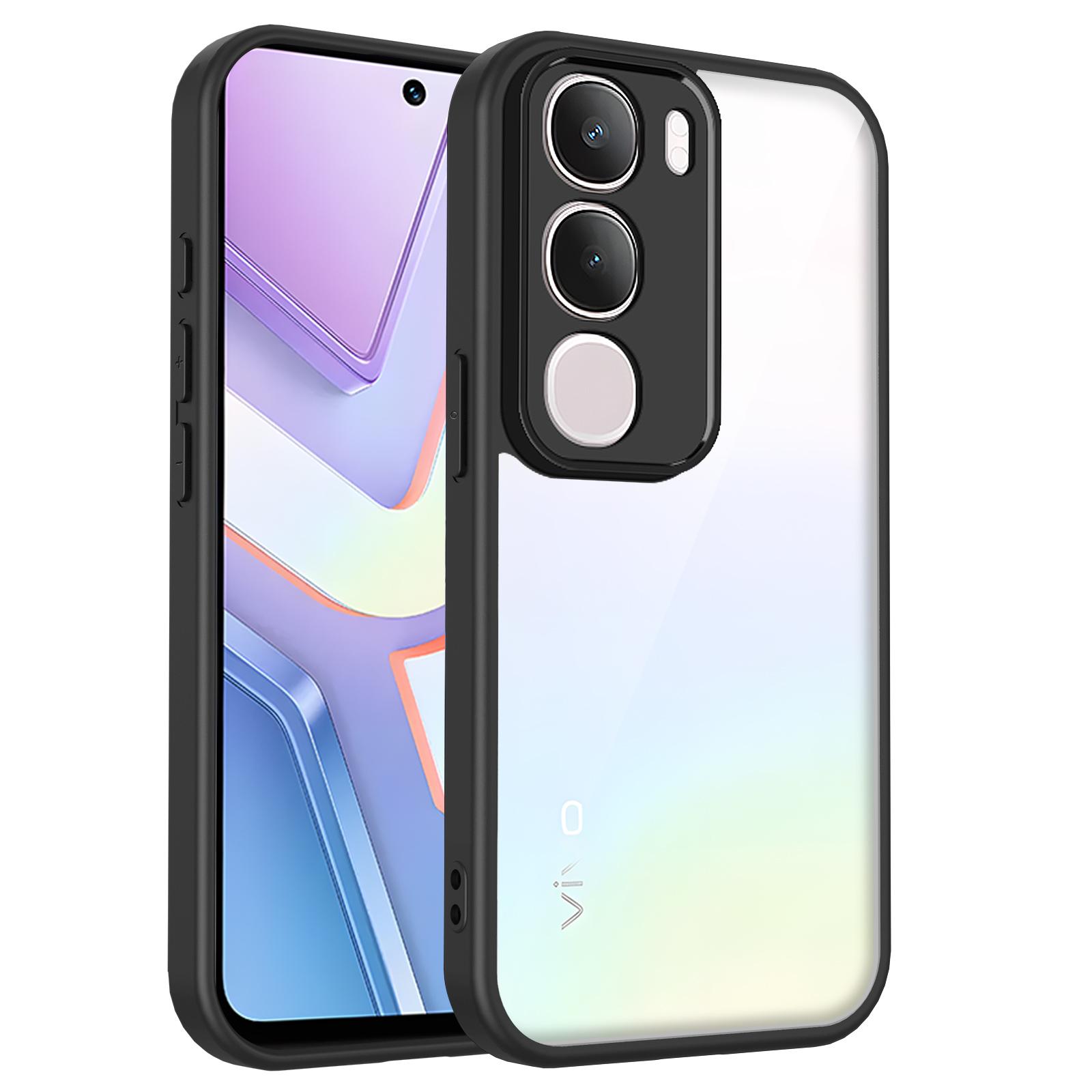 

For vivo Y19S Case VIVO Y19S Pro Phone Case vivo Y29 5G Cover Vivo y19s Air Cushion Silicon Bumper Clear Matte Back Cover Hard vivo Y29 5G