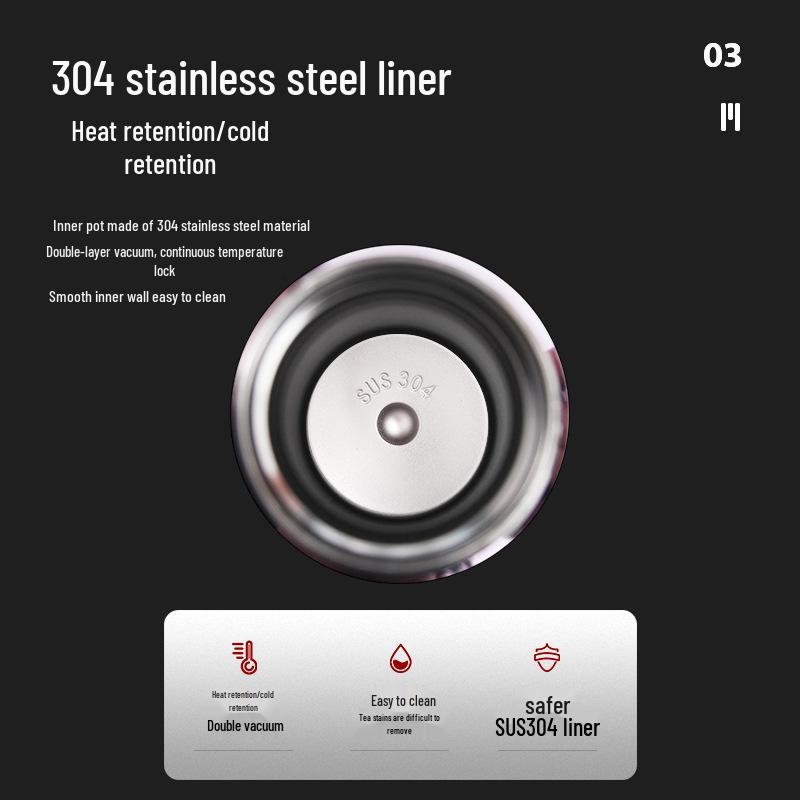 Gradient Rostfritt Stål Smart Isolerad Vattenflaska med Snodd - Stor Kapacitet, Bärbar för Utomhussporter