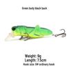 Grasshopper Surface Lure: 3g-9g Bionic Insect Bait for Carp, Silver Carp, Mandarin Fish, and Culter.