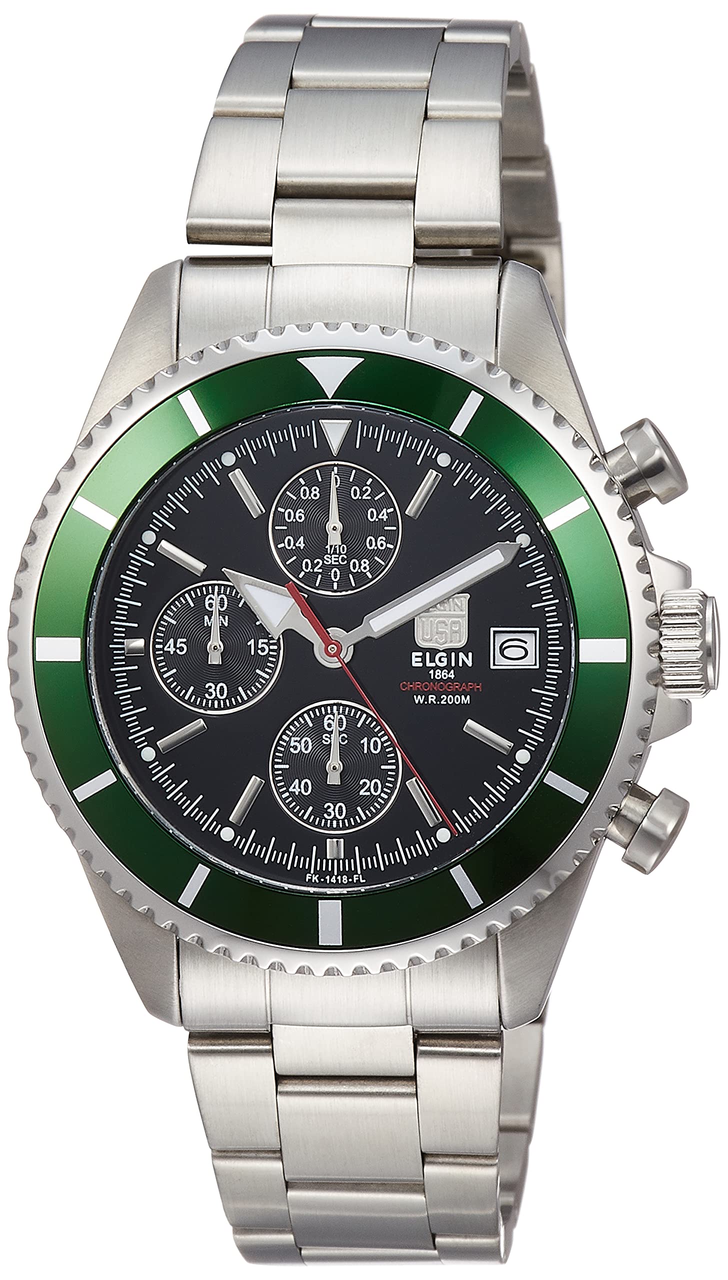 

[Elgin] Часы FK1418S-GR мужские серебристые