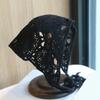 1PC Retro Hollow Crochet Flower Triangle Scarf Knitted Hairband Lace Flower Headband Hair Accessories For Women