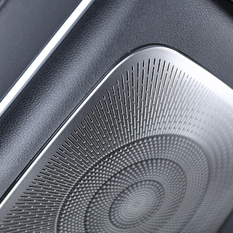 For Hyundai Palisade LX3 2026 LHD RHD Silver Stainless Steel Speaker Horn Decor Cover Anti-Scratch Exterior Styling Accessories