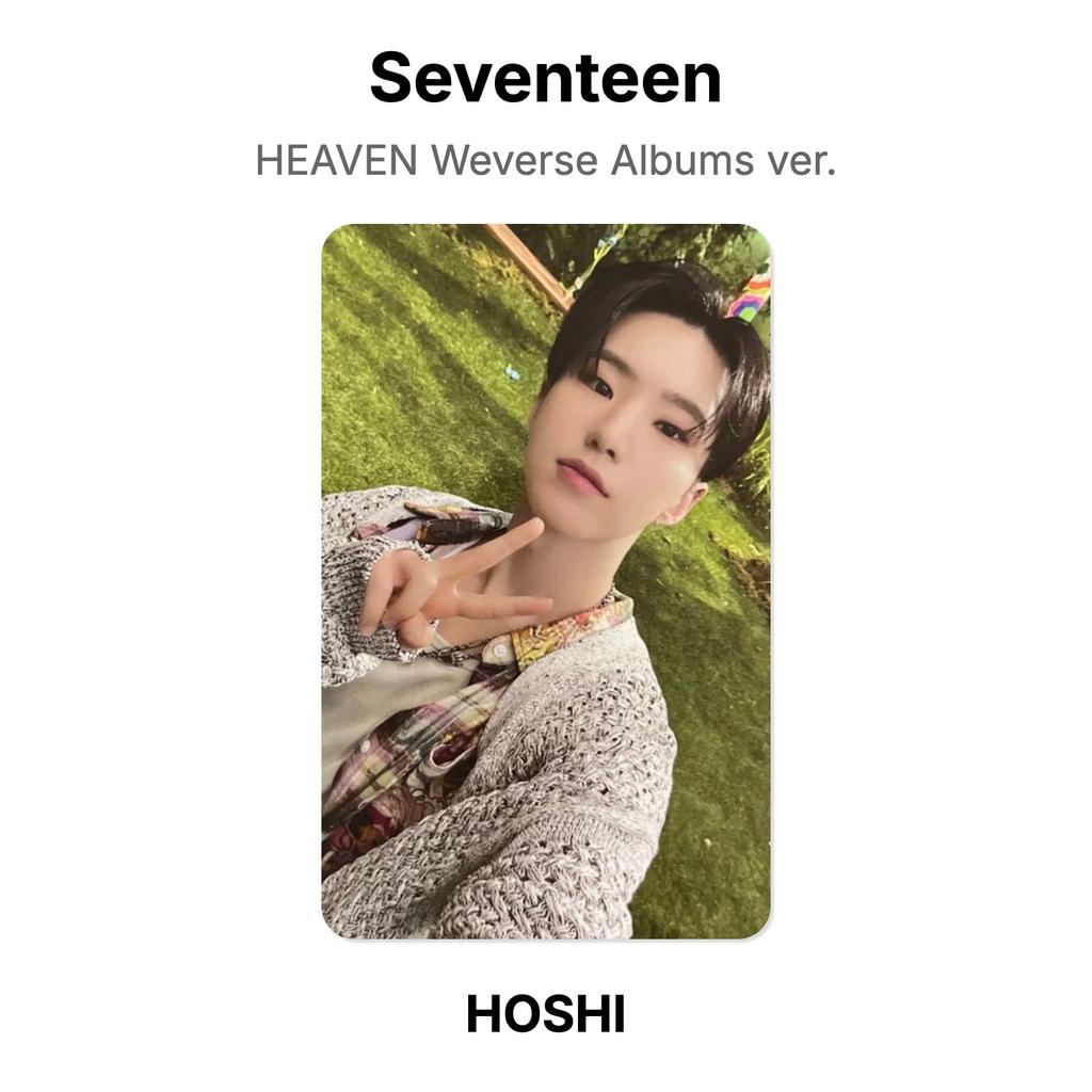 Seventeen HEAVEN Weverse Albums ver. Official Photocard