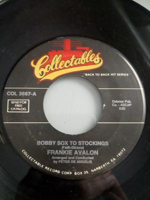 7inch Record FRANKIE AVALON - Bobby Sox To Stockings / Ginger Bre COL3867 Collectables US Pop Used