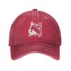 Cherry Blossom Japanese Fish I Koi Carp Baseball Caps Vintage Distressed Denim Snapback Cap Unisex Women Golf Gift Caps Hat
