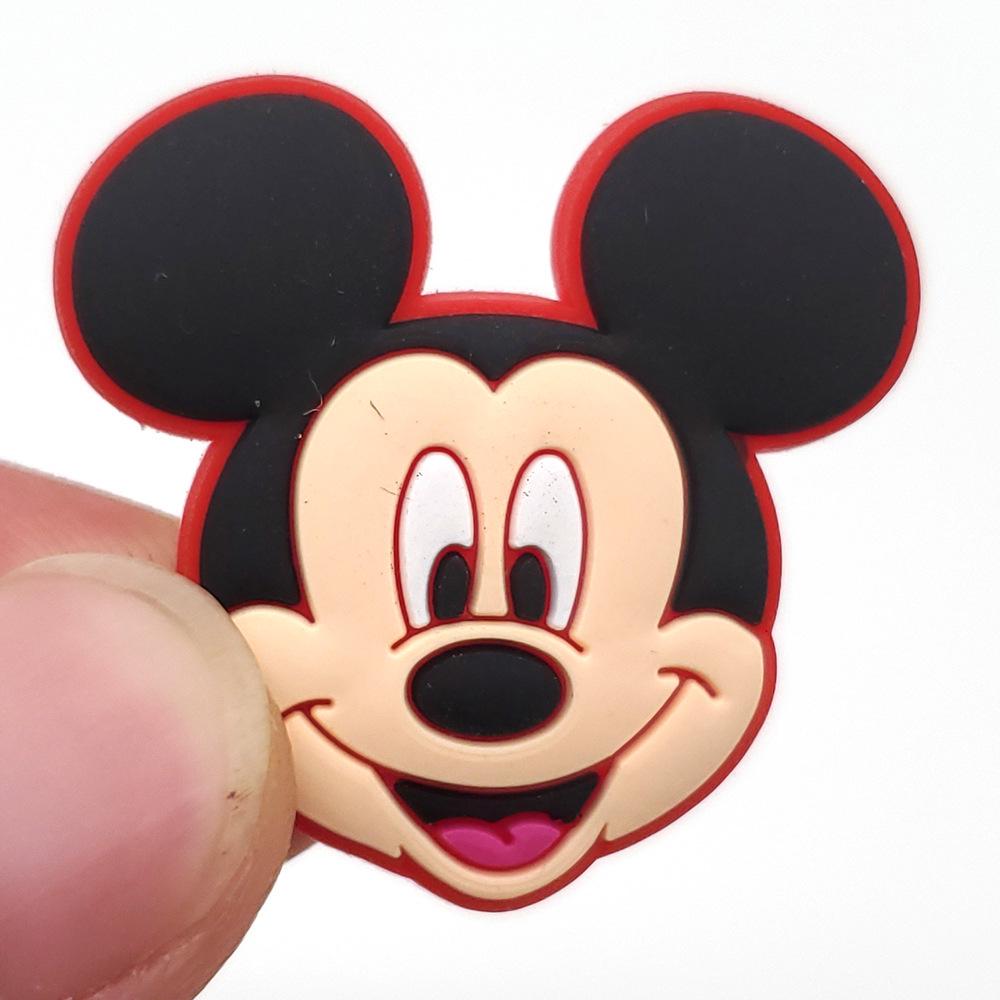 Mickey Mouse & Donald Duck Shoe Charms, PVC Hole Decorations for Beach Shoes