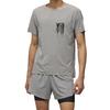 Y-3 Loose Fit Crew Neck Short Sleeve T-Shirt Unisex Tops Gray Y03IV5635XXXXXXX65