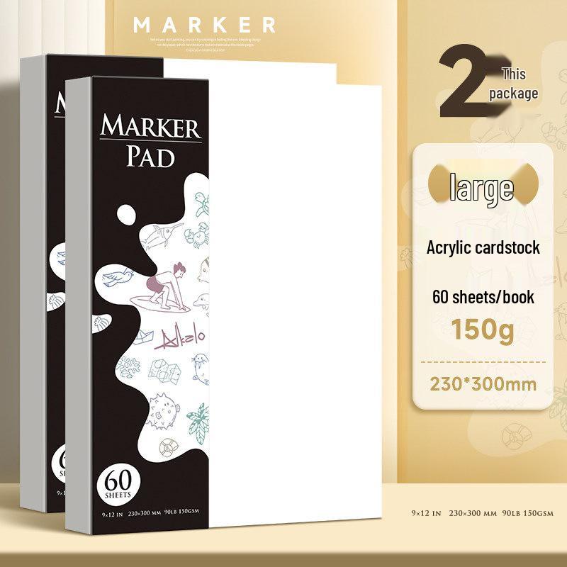 Thickened A4 Anime Marker Drawing Book - Durable Paper for Student Art