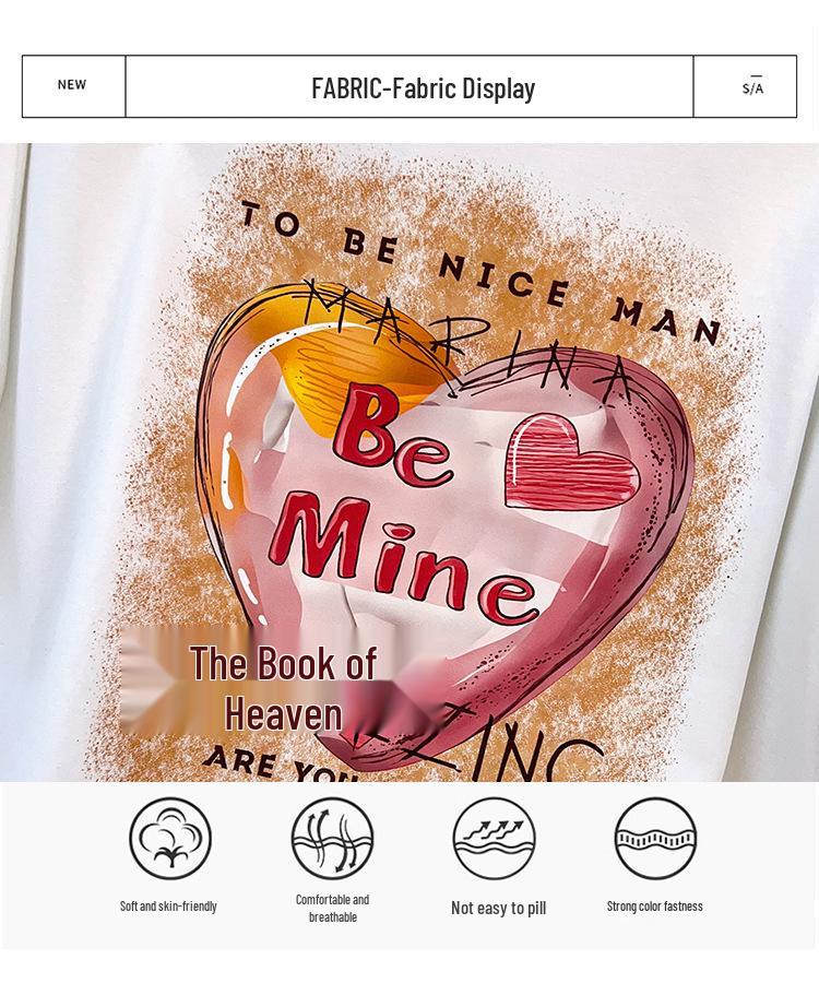 Plus Size Mid-Length Loose Fit Short Sleeve T-Shirt for Women, Slimming Design, Round Neck, Available in 200/300/350 Jin