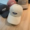 Hat Women's High Quality Alphabet Embroidery Soft Top Baseball Cap Men's Wide Brim Ins Versatile Four Seasons Peaked Cap Tide