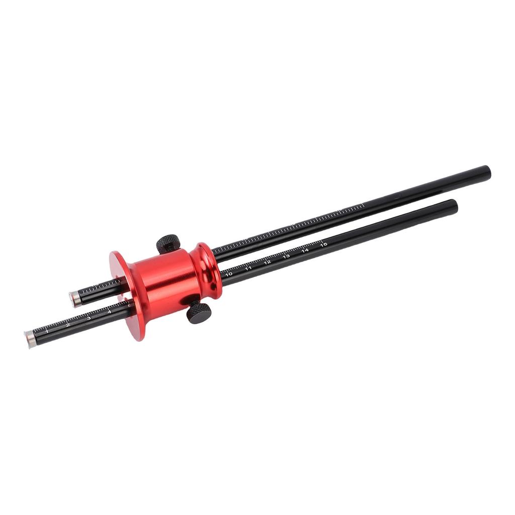 Wheel Marking Scriber Aluminum Alloy European Metric and Imperial Accurate Scale Scriber Tool for Woodworking Projects