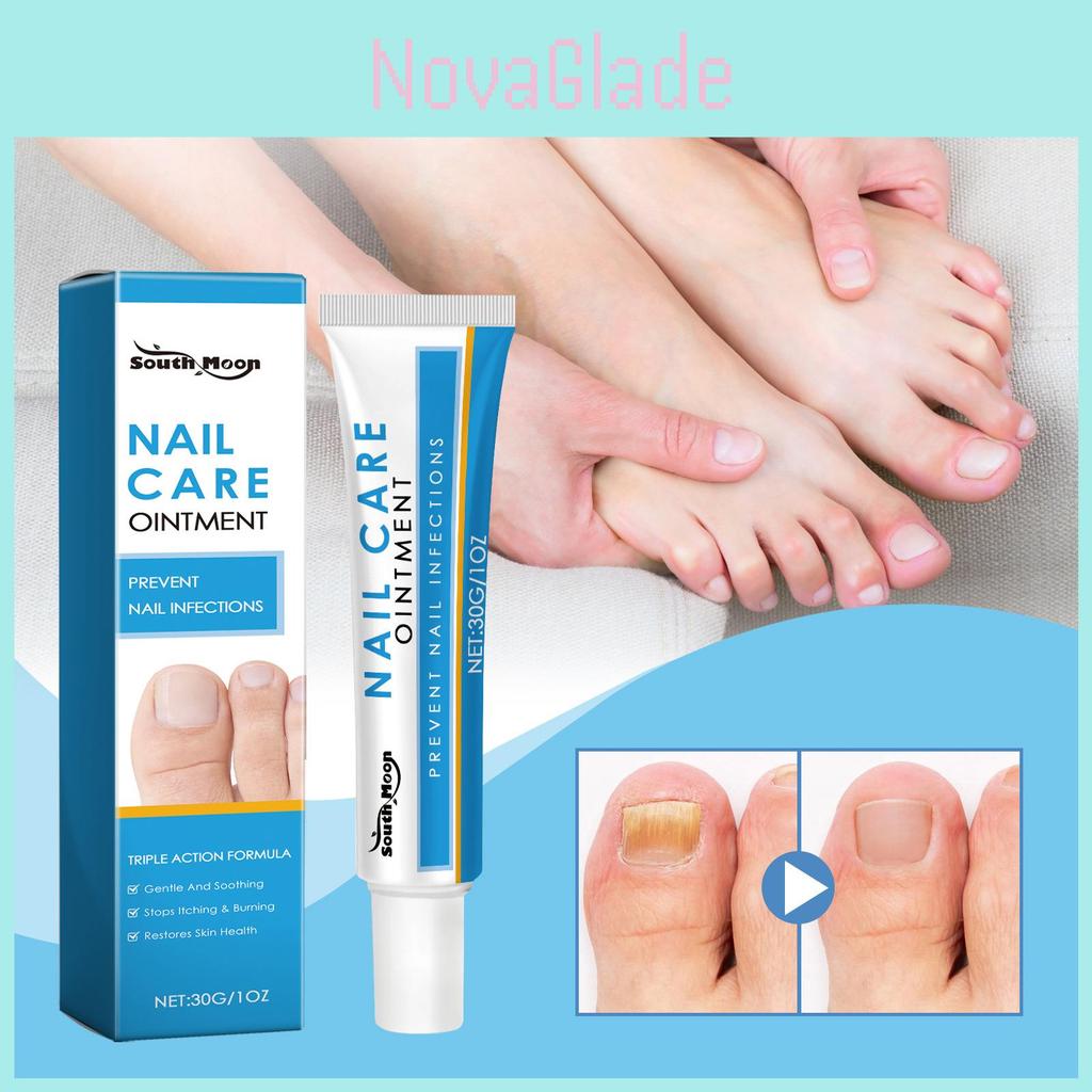 Premium South Moon Nail Care Cream Nourishing Formula For Soft Gentle Nails And Hands 30g