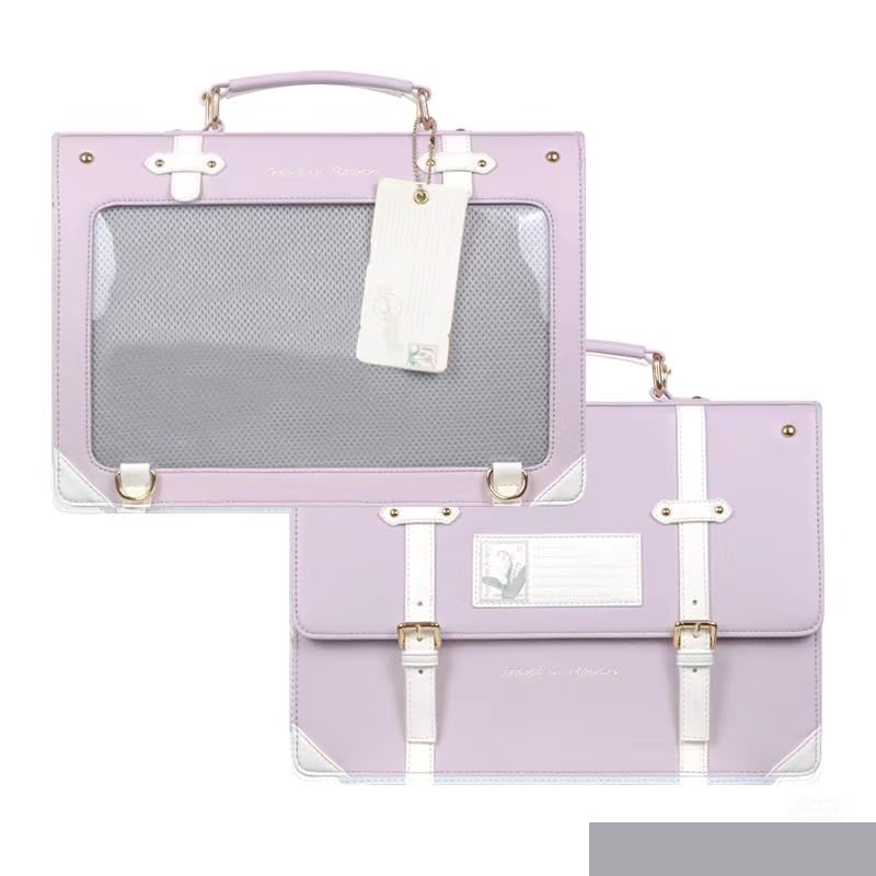 [HEADACHE STUDIO] Trunk Ita Bag, Otaku Goods, g.trigger Ita Bag, Clear Purple [Parallel Import]