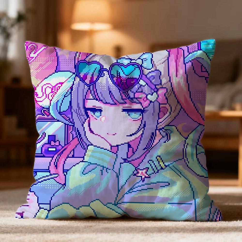 Hot N-NNEEDY GIRL OVERDOSE Cushion Cover Soft Washable Pillow Case Multi-Scene for Couch Bed Travel Office Use