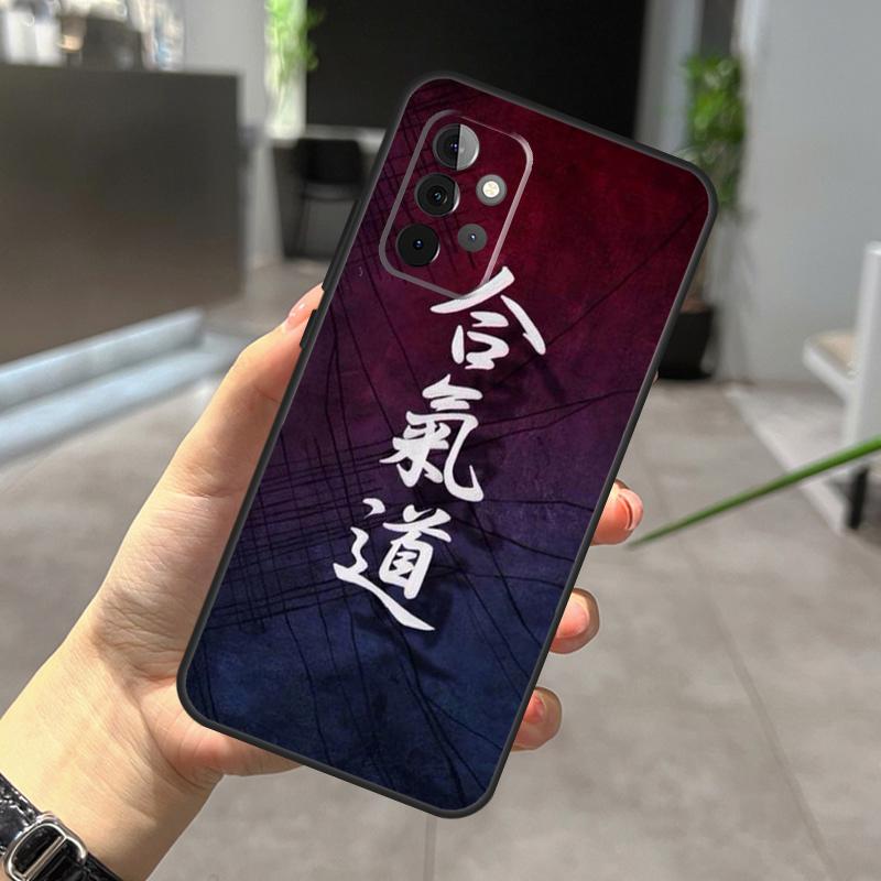 Japan Martial Aikido Case For Samsung Galaxy A52 A32 A12 A56 A36 A54 A34 A14 A05 A16 A26 A13 A33 A53 A15 A35 A55