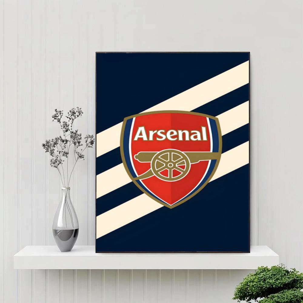 Arsenal Football Club Logo 5D Diy Diamond Painting Round Diamond Diy Frameless Holiday Artwork Suitable For Home Office Wall Decoration
