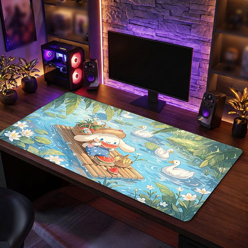 Big Mouse PadCinnamoroll Extended Soft Desk Mat Gaming Office Computer Table Decor Mat