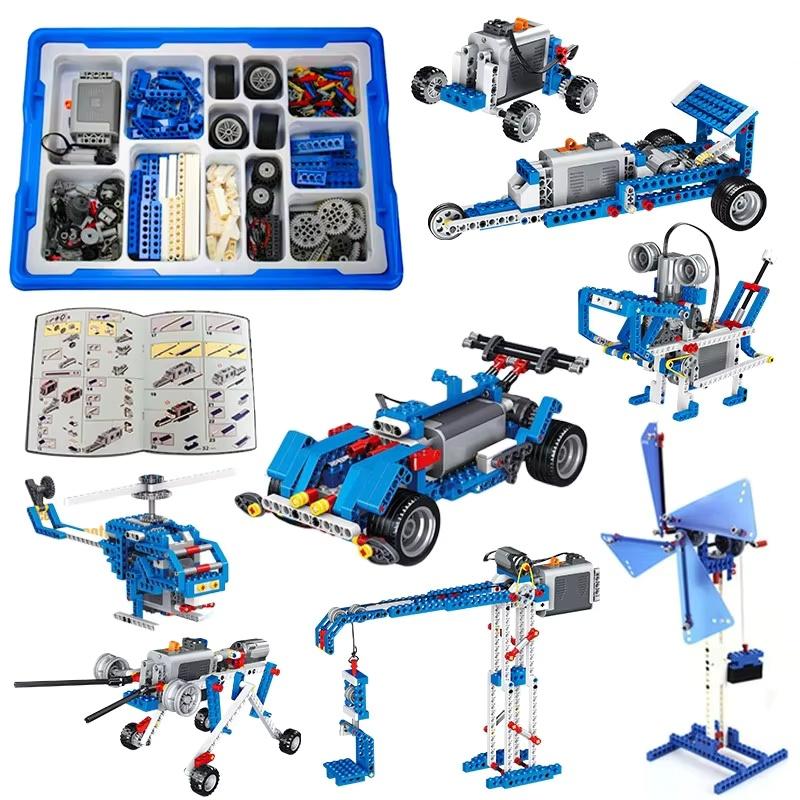 STEM Technische Teile Multi-Technologie Programmierung Pädagogisch Schüler Lernen Bausteine Power Function Set Für Kinder Spielzeug