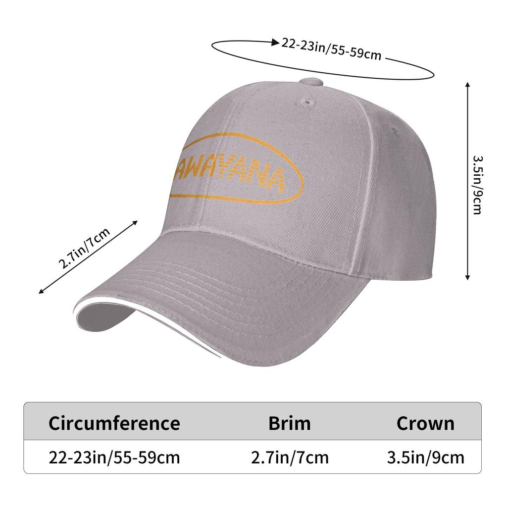 Rawayana Donde Es El After Music Baseball Cap Women Men Design Trucker Hat Y2K Cool Running Hippie Breathable Snapback Cap