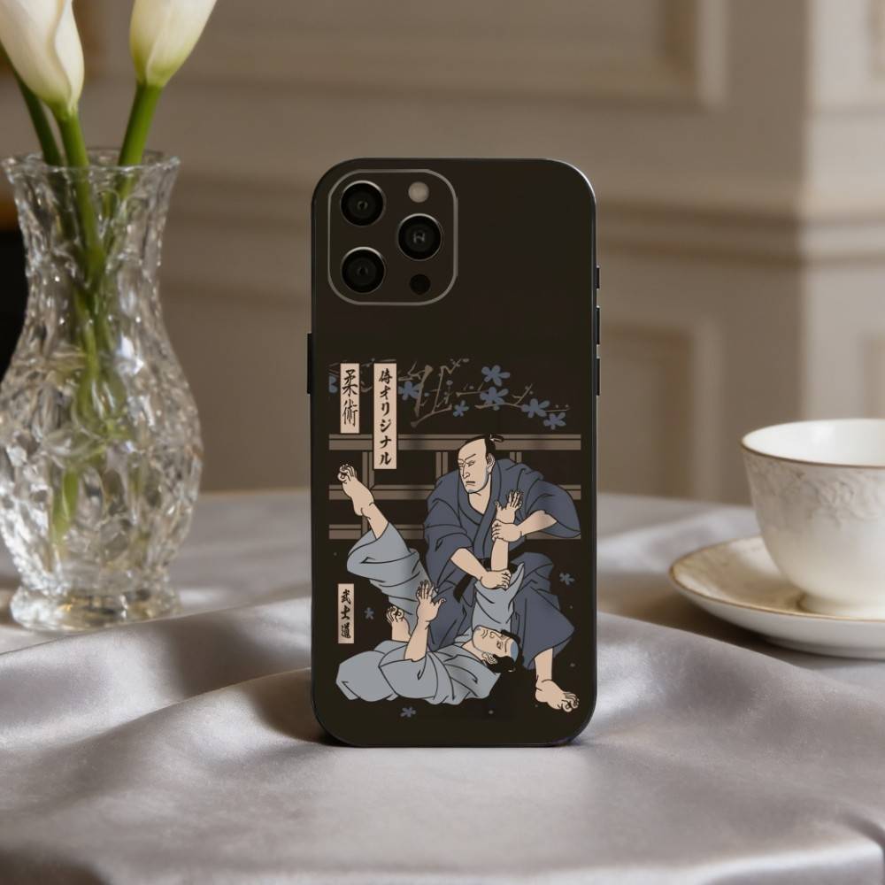 

J-Jujitsu J-JudoS Phone Case For iPhone 17,16,15,14,13,12,11 Plus,Pro Max,XS,Soft Silicone Black Cover iPhone16pro