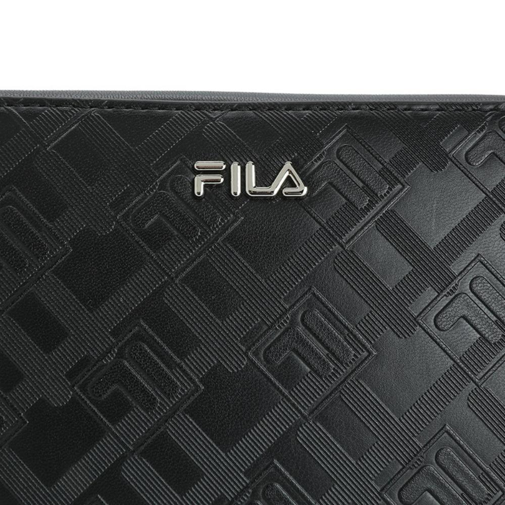 New FILA WHITE PU With Synthetic Leather Crossbody Bags Regular Women's Jet Black F13W543164FBK