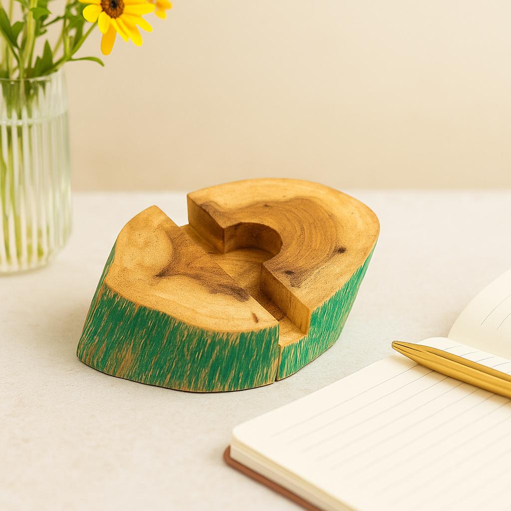 Wood Phone Stand - Greenwash Gamal Wood