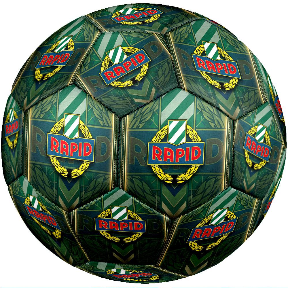 Rapid Wien FC Size 5 Standard Football Durable Training Match Soccer Ball for Adult Outdoor Sports