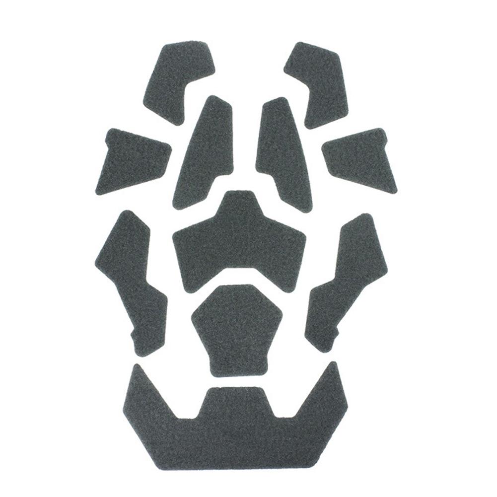 1 Set Taktische Airsoft-Helm-Aufnäher Universelles Außenband Helm Klettverschluss-Aufkleber-Set für Schnelle Helme Magic Sticker